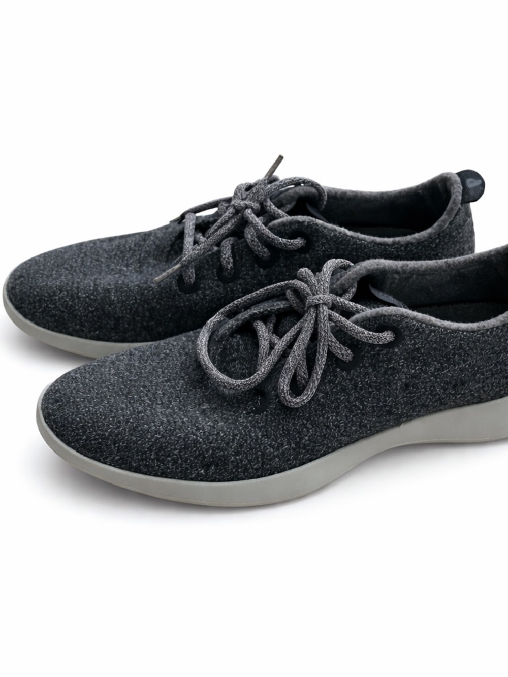 ALLBIRDS Gray Merino Wool Runners Mesh Lace Up Sneakers Shoes size 9 Men’s